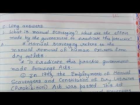 Class 8 Social|SPL Chapter-7 | Untouchability-A Social Evil || Ratna Sagar Social Science Notes