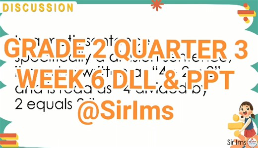 Quarter 3 Grade 2 WEEK 6 DLL AND PPT SY 2025-2026❗❗❗ MESSAGE ME DIRECTLY po para ma-chat ko po kayo agad  *No to File Stealer | Sîr Ims | Facebook