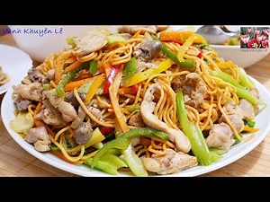 Cách tự làm MÌ TRỨNG tại nhà và Cách xào MÌ XÀO GÀ cho cả năm may mắn - Món ngon Tết by Vanh Khuyen