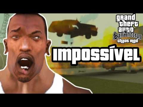 QUASE 1 HORA PRA PASSAR DA PRIMEIRA MISSÃO 😭🔥 | GTA SA COM CHAOS MOD #01
