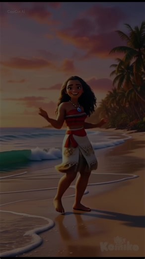 Let me see the wave emoji if you support Moana!🌊🌊 #moana #aitrend #aitrends #aimoana #disney