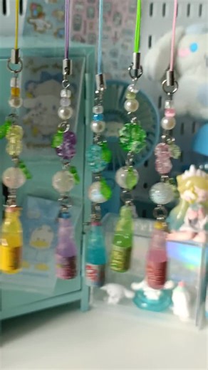 Heisei Retro Ramune Bottle Keychain: Kawaii Trinket Bag and Phone Charms - Etsy