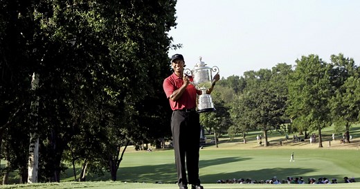 Flashback: Tiger Woods wins 2007 PGA Championship in Tulsa