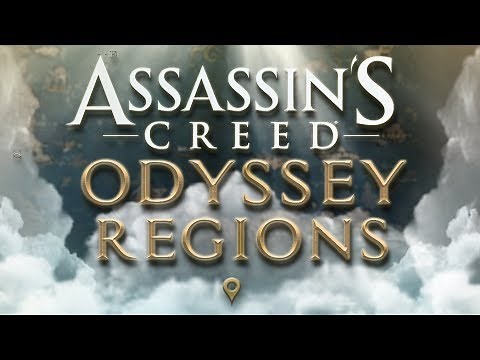 Assassin's creed: ODYSSEY ALL LOCATIONS - REGIONS MAP