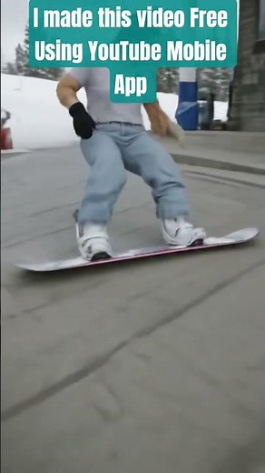Create video free using YouTube Mobile App.