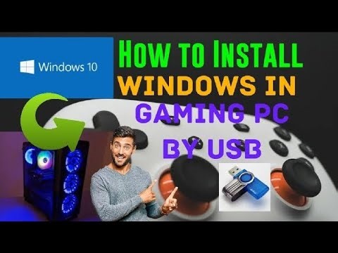How to install Windows on a Gaming PC 2024