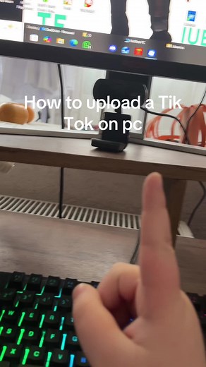 How to upload a Tik Tok on pc | Upload Videos On TikTok