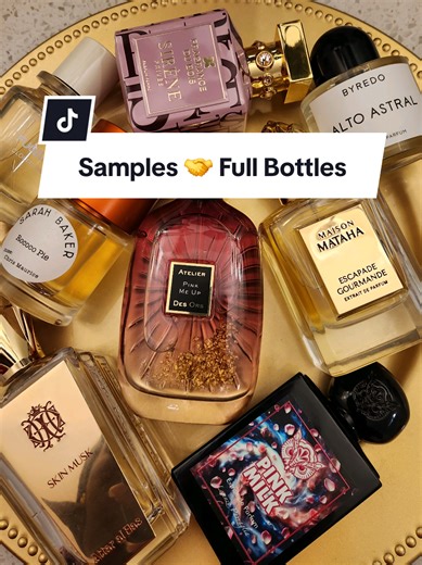 In the words of @AyoK | Fragrance Tastemaker they grow up real fast over here 🥹!!!!!! What started as “just a sample” turns into a full bottle real quick… no hesitation, no regrets 😭 One minute I’m testing, the next minute I’m emotionally attached, and convincing myself it needs a permanent spot in my ever growing stash 😁. I really love it over on this side… the perfume side 🤍 where samples don’t stay samples for long and every scent has a story. @Sarah Baker Perfumes @FUGAZZI Fragrances @At