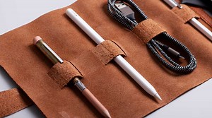 Leather Cable Organisers: Keep your cables tidy with a stylish, handcrafted leather organiser.
