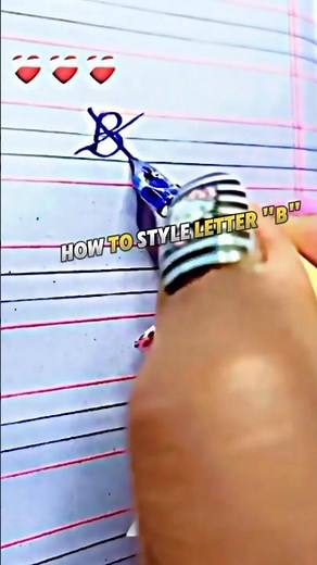 How to Style Letter B ✍️, Cursive B | Letters with Aqsa