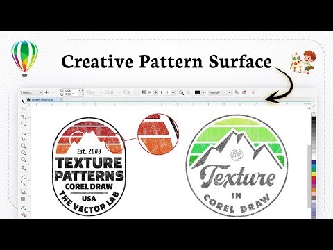 How to add texture in CorelDRAW (Artistic Touch)