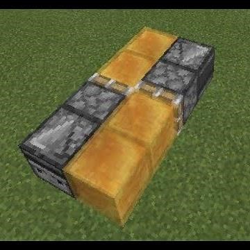 How to build a piston flying machine in Minecraft!