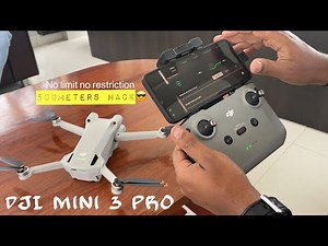 DJI MINI 3 PRO - 120 meters permanent unlock hack | 500m altitude limit | #15m hack #dronehacks