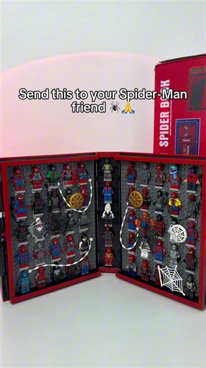 Spiderverse LEGO set with over 55 mini figures for real Spiderman fans 😳🤯#spiderman #spiderverse #spidermanacrossthespiderverse #lego #book