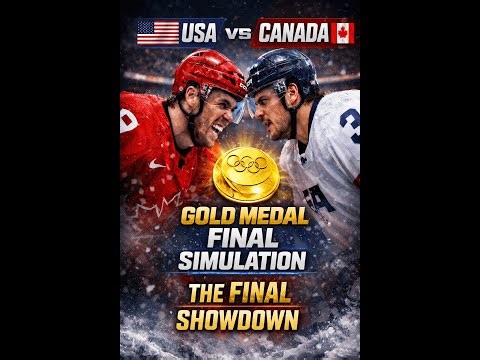 🔥 McDavid vs Matthews — For The Nation. For The Cause. 🇨🇦🇺🇸 | Olympic Sim