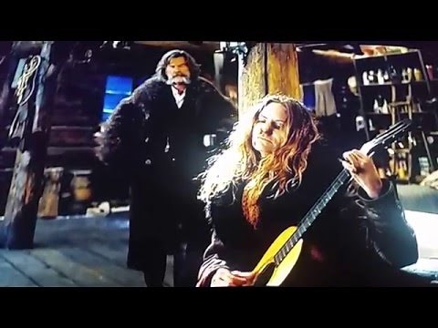 Hateful Eight song: Jim Jones at Botany Bay - Jennifer Jason Leigh (Kurt Russel breaks guitar scene)