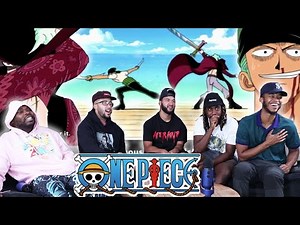 Zoro vs Hawk Eye! One Piece Ep 24 "Hawk Eye Mihawk! the Great Swordsman Zoro Falls at Sea!" Reaction