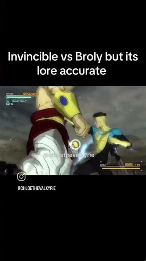 Broly Vs Invincible #dragonball #goku #cooler #dragonballz #frieza #dragonballsuper