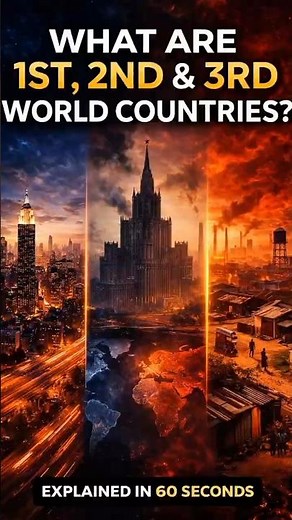 What are 1st, 2nd & 3rd world countries? 🌍 #ColdWar #History #Shorts