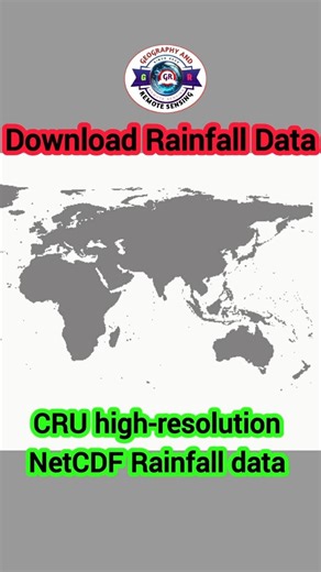 Download CRU High-Resolution NetCDF Rainfall Data #shorts