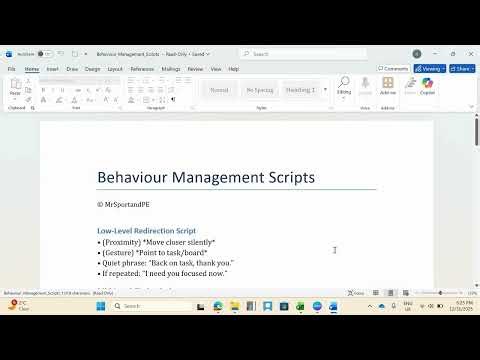 Whole-School Behaviour Management System Policy CPD Student Tools TES Resource Walkthrough!