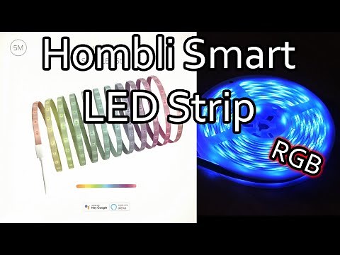 Hombli Smart RGB Lightstrip LED Streifen mit WLAN verbinden und in der App einrichten und steuern