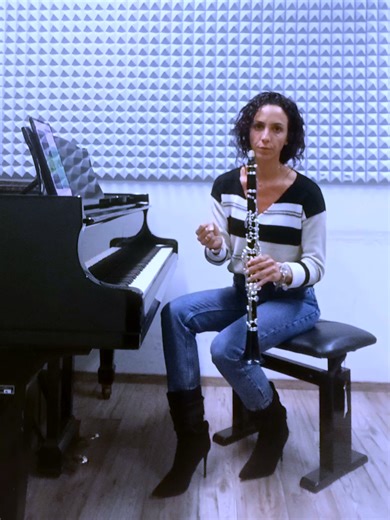 esercizi sul cambio 1° registro . . . #clarinetplayer #lesson #clarinet #metodologia #danyfiorentino
