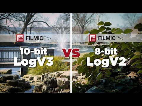 FiLMiC Pro 10-bit LOGV3 vs 8-bit L0GV2 | What's the difference?