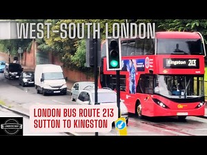 London Bus Ride through rain on bus 213 Join us