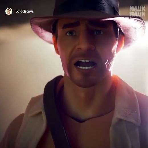 INDIANA JONES AND THE SUNSET EYE #indianajones #shorts