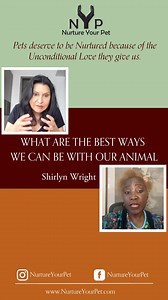 Discover the key to building a stronger bond with your furry friends in this enlightening interview! Join us as we explore the best ways to connect and care for our beloved animals. ❤️ To watch the complete interview visit: www.nurtureyourpet.com #AnimalConnection #PetLove #UnbreakableBond #AnimalWellbeing #CaringForOurPets" | Nurture your Pet | Facebook