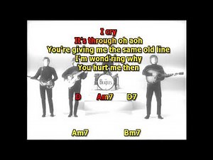 Not a second time the Beatles best karaoke instrumental lyrics chords (isolated tracks)