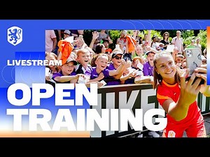 Open training OranjeLeeuwinnen 🦁 | Voorbereiding EURO 2022