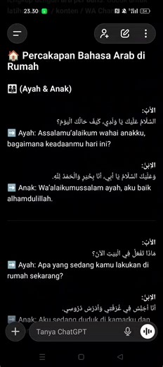 latihan percakapan #bahasaarab #isim #mufrodat