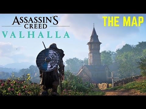 HOW BIG IS THE MAP in Assassin's Creed Valhalla? Walk Across England