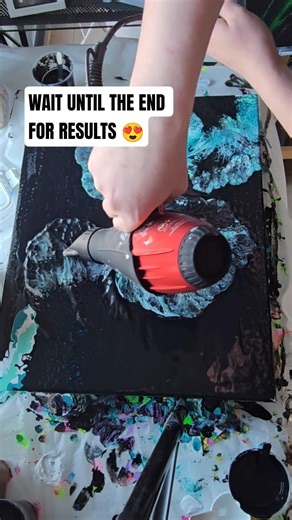 THE BEST COLOR COMBO - Dutch Pour Tutorial #shorts #art #arttutorial