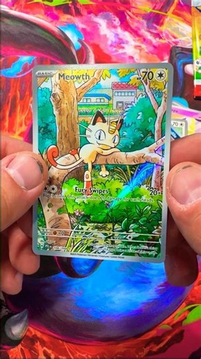Mega Evolution Fail, Phantasmal Flames Pulls Amazing Meowth! #shorts #pokemon #pokemoncards