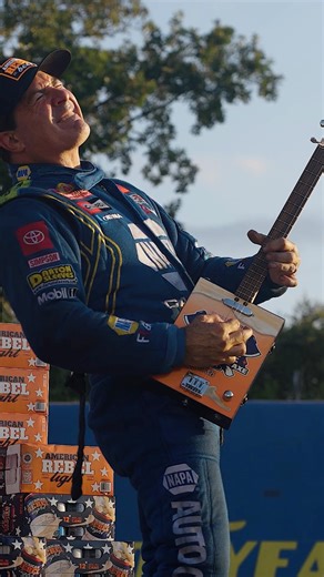 Only beer we’re drinkin’ round here!The American Rebel Beer Friday Night Battle for the Rebel Axe did not disappoint! Lucas Oil #BrainerdNats | NHRA