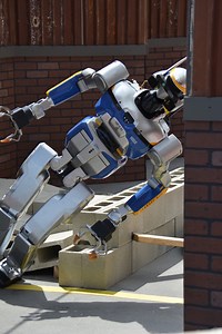 An Amusing Compilation of Anthropomorphic Robots Falling Over at the DARPA Robotics Challenge
