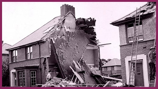 Primary History KS2: WW2 Clips. Description of being bombed out