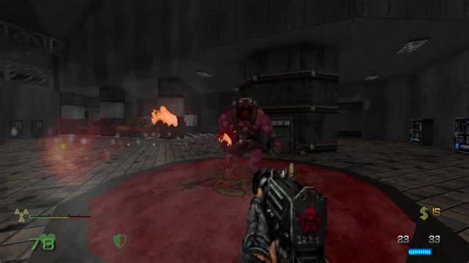 Gameplay Teaser 1 video - Ashes 2063 mod for Doom II