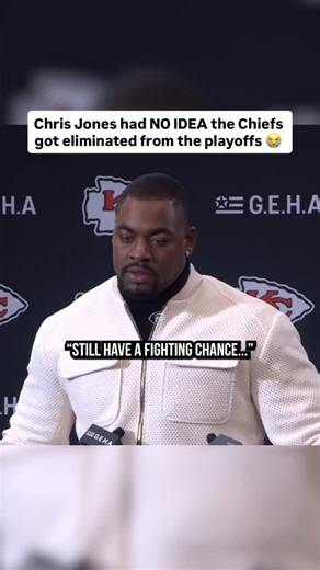 NSFW (NFL Stuff For Winners💪) on Instagram: "Nahhh this clip is PERFECT 🤣🤣 #chrisjones #kansascitychiefs #nflnews #playoffs Via: Rachel Hallam / X"