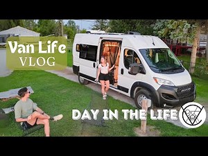 DAY IN THE LIFE of Living in a Vanture Van | VAN LIFE