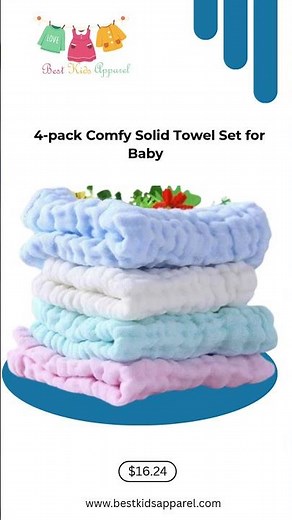 Kids' Towel Sets That Spark Joy! 🌈 | Best Kids Apparel 🧼