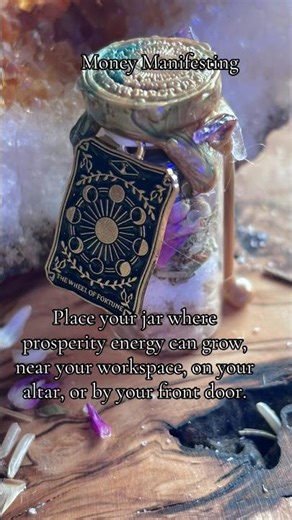 Money Spell Jar Ritual ✨ Attract Wealth & Prosperity Energy
