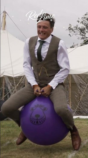Spacehopper FUN at a Wedding #Spacehopper #wedding