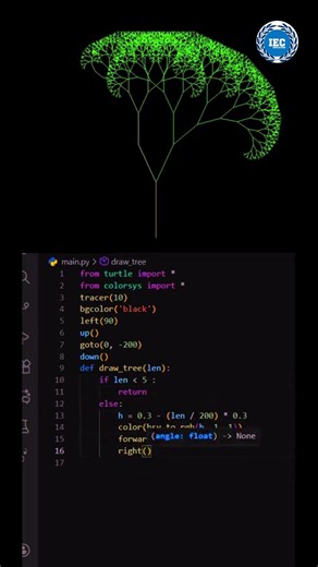 Cách dân IT vẽ cây :))) #shorts #coding #hoclaptrinh #hocmienphi #ieceducation