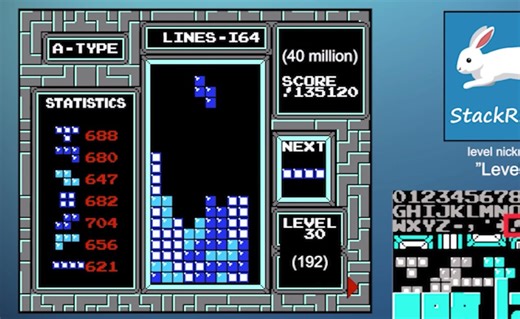 Watch an A.I. tear through 237 levels of NES Tetris, exposing its bugs and glitches before finally killing the game