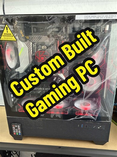 Custom Built Gaming PC AMD Ryzen 9 16GB Ram 512GB SSD RTX 5060 Window 11 Here’s the info:‼️ 📍Fort Myers Store Phone: 2/3/9/7/4/7/9/1/0/3 call or text 16450 s tamiami trail #3 Fort Myers, FL 33908 Mon-Fri: 10am-6pm Sat: 10am-2pm Sun: Closed (The Lord's Day) http://www.computerphoneliquidation.com #estero #gaming #gamingpc #custombuilt