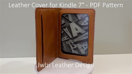 Leather Cover for Kindle 7" - PDF Pattern - Etsy